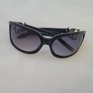 Chanel Sunglasses with Silver Filigree and Rhinestones